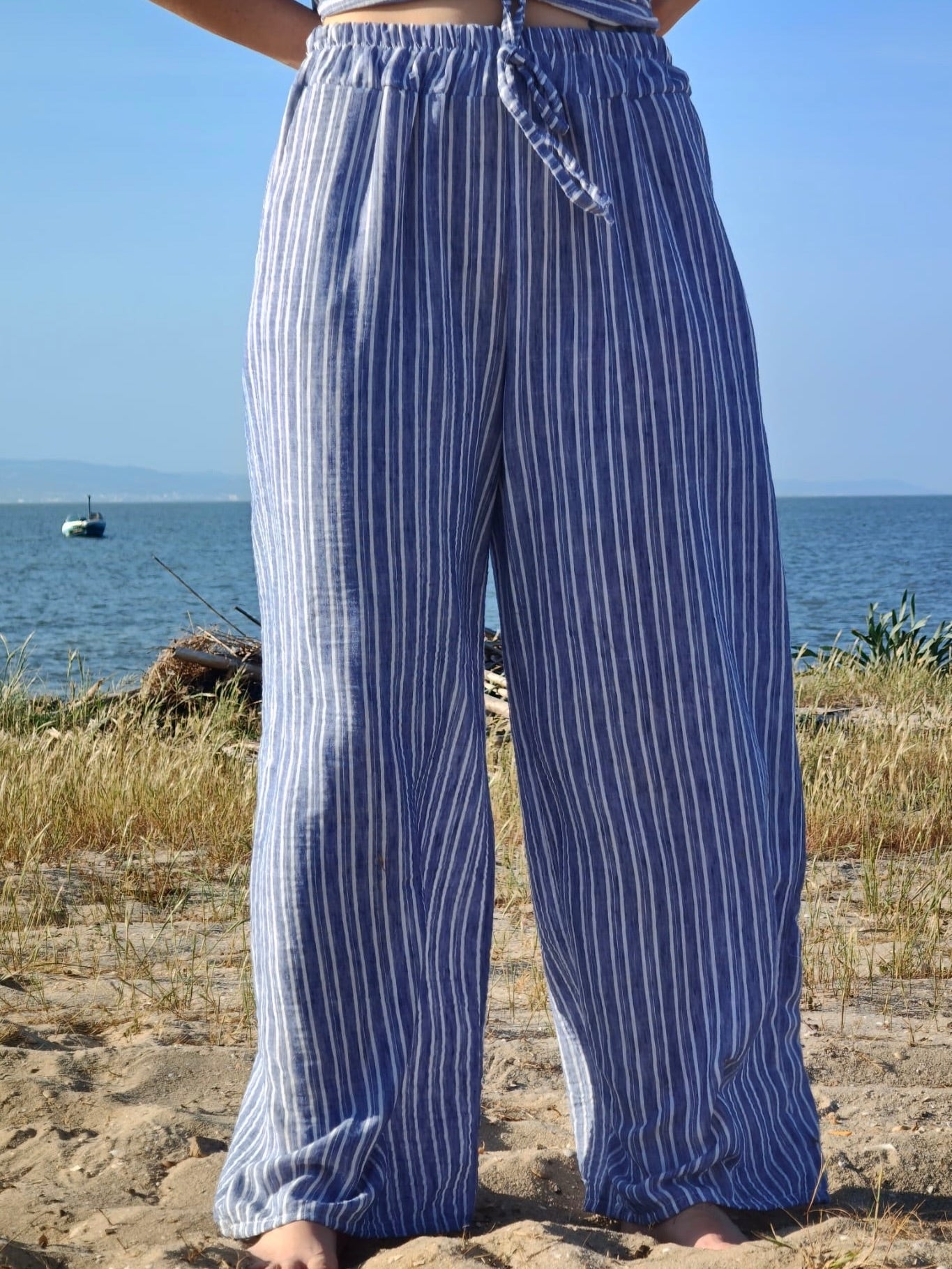 CONJUNTO LINHO COM RISCAS