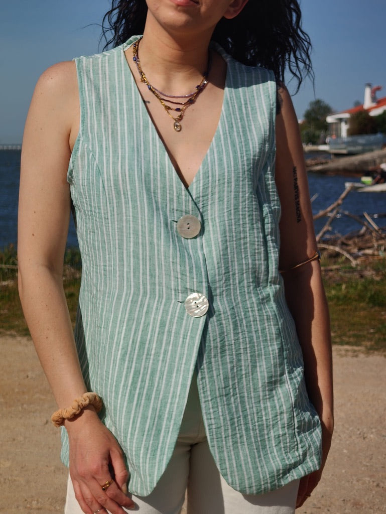 CONJUNTO LINHO COM RISCAS