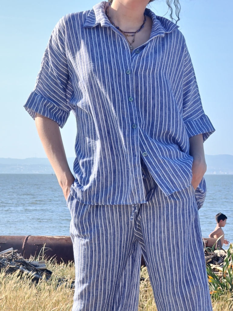 CONJUNTO LINHO COM RISCAS