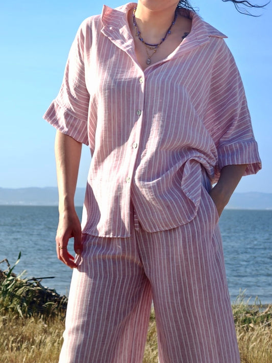 CONJUNTO LINHO COM RISCAS